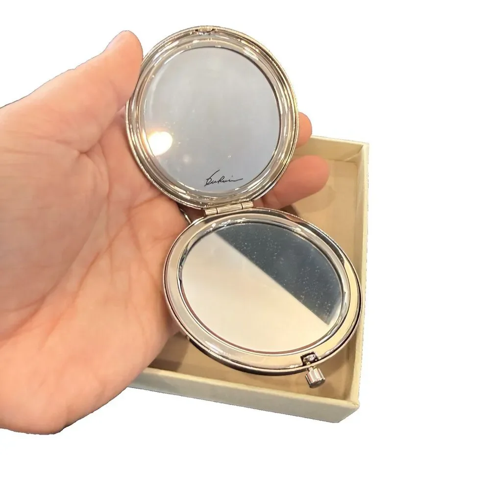New in Box Castle White Cathedral Double Mirror Compact, NWT